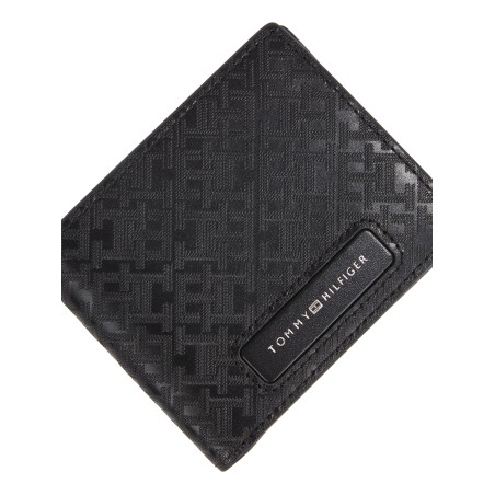 Portefeuille TH Monogram en Cuir