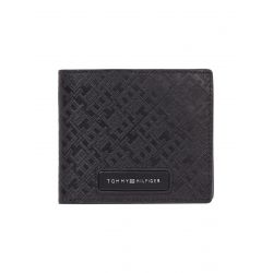 Portefeuille TH Monogram en Cuir