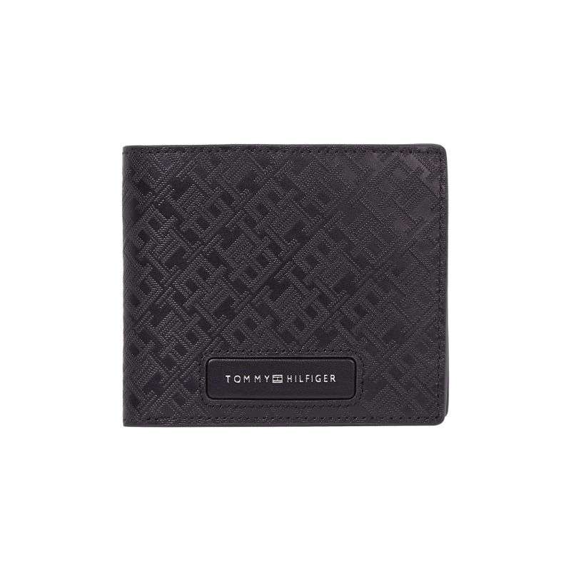 Portefeuille TH Monogram en Cuir Portefeuille TH Monogram en Cuir