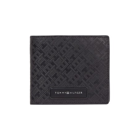 Portefeuille TH Monogram en Cuir