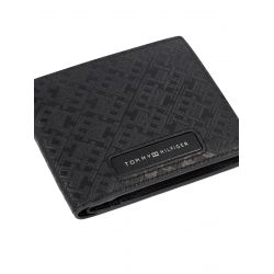 Portefeuille TH Monogram en Cuir
