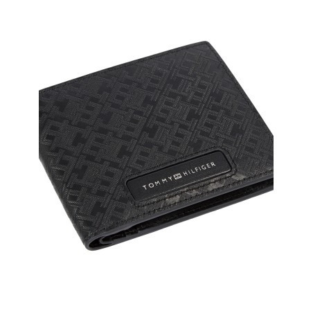 Portefeuille TH Monogram en Cuir
