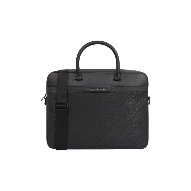 Porte Ordinateur TH Monogram en Synthétique Porte Ordinateur TH Monogram en Synthétique