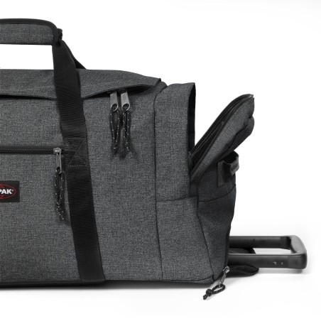 Sac de Voyage à Roulettes 68cm Leatherface M + Black Denim - Eastpak
