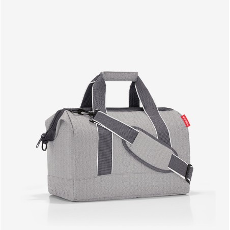 Sac de Voyage Allrounder M Herringbone Grey en Toile