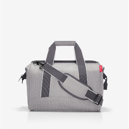 Sac de Voyage Allrounder M Herringbone Grey en Toile 