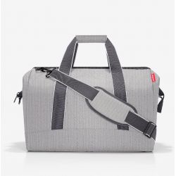 Sac de Voyage Allrounder L Herringbone Grey en Toile