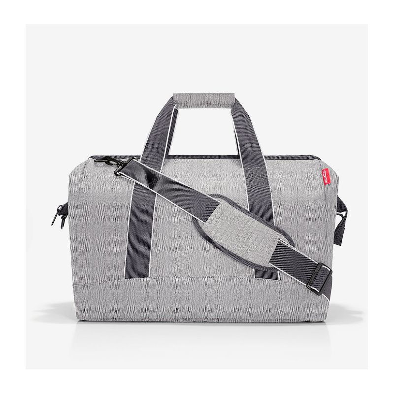 Sac de Voyage Allrounder L Herringbone Grey en Toile Sac de Voyage Allrounder L Herringbone Grey en Toile