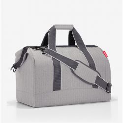 Sac de Voyage Allrounder L Herringbone Grey en Toile