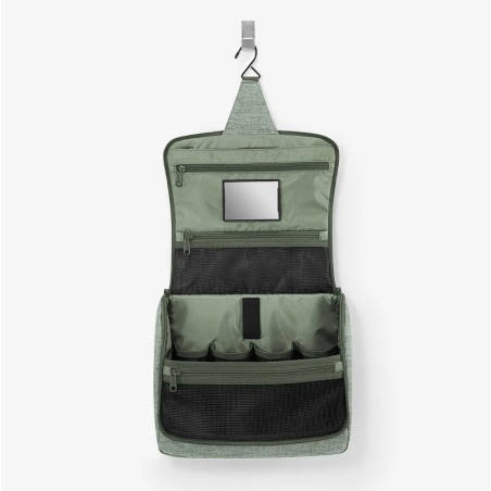 Trousse de Toilette Toiletbag XL Twist Sage en Toile 