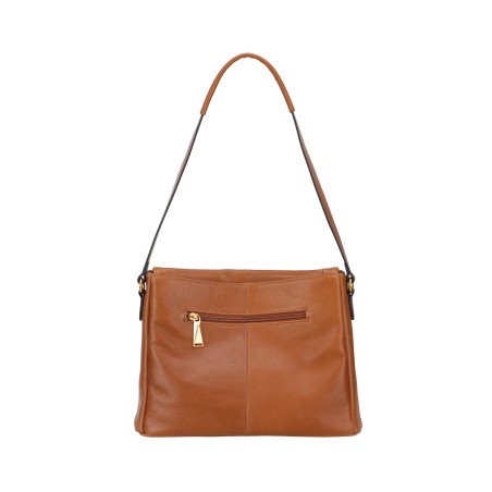 Sac Porté Epaule à Rabat Julietta en Cuir