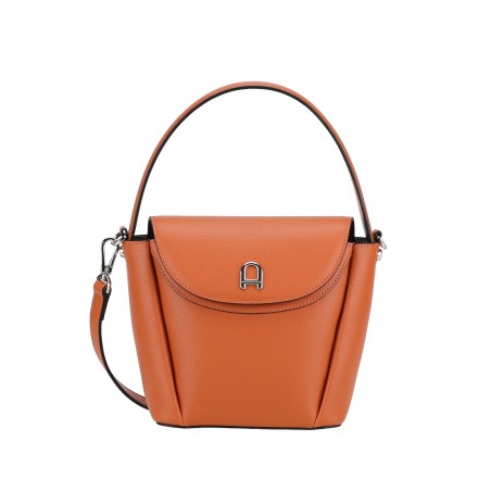 Sac Sceau Porté Main Éline Croûte de Cuir Vachette