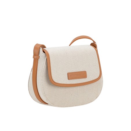 Sac Porté Travers Rose en toile