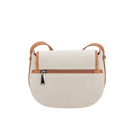 Sac Porté Travers Rose en toile