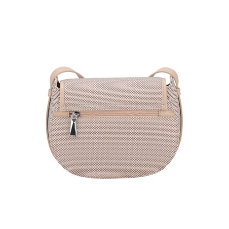 Sac Porté Travers Rose en toile