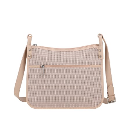 Sac Bandoulière Rose en Toile Grand Format