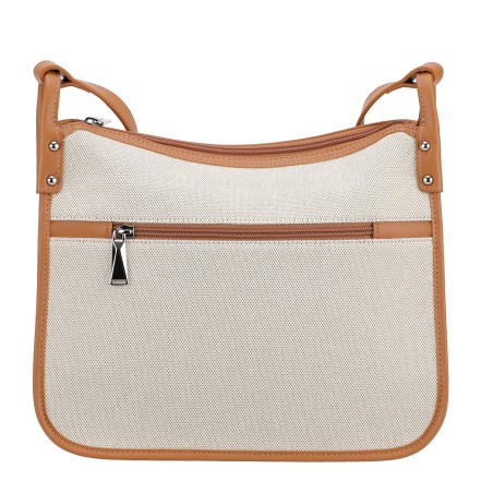 Sac Bandoulière Rose en Toile Grand Format