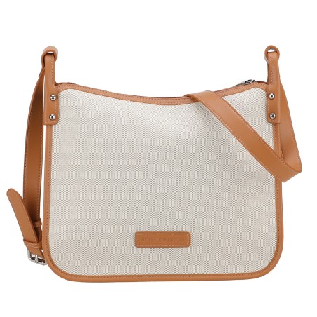 Sac Bandoulière Rose en Toile Grand Format