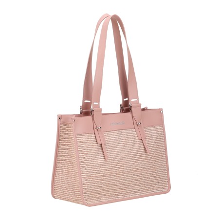 Sac porté épaule Agathe en Paille