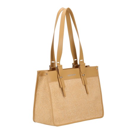 Sac porté épaule Agathe en Paille