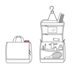 Trousse de Toilette Toiletbag Leo Macchiato en Toile - Reisenthel