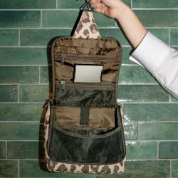 Trousse de Toilette Toiletbag Leo Macchiato en Toile - Reisenthel