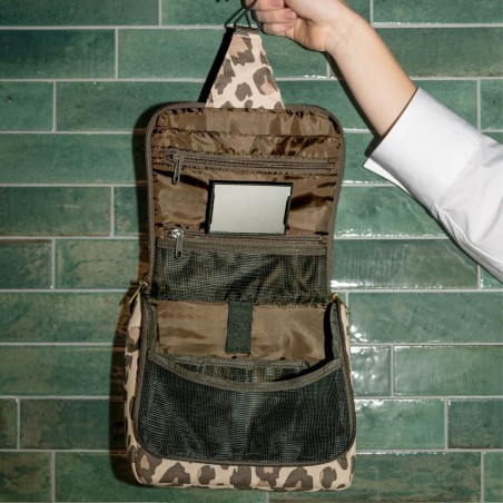 Trousse de Toilette Toiletbag Leo Macchiato en Toile - Reisenthel