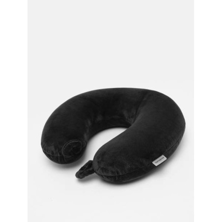 Oreiller de Voyage Molletonnée Comfort Noir