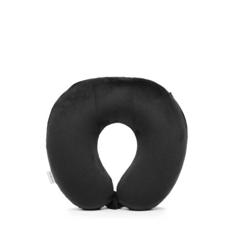 Oreiller de Voyage Molletonnée Comfort Noir