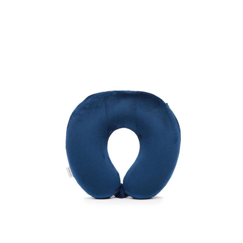 Oreiller de Voyage Molletonnée Comfort Bleu Minuit Oreiller de Voyage Molletonnée Comfort Bleu Minuit
