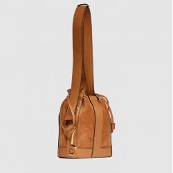 Sac Seau M Elles en Cuir et Suède 
