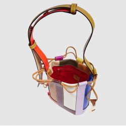 Sac Seau S Elles en Cuir Multicolor