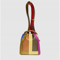 Sac Seau S Elles en Cuir Multicolor