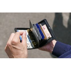 Porte-cartes Aluminium Oslo Large V2