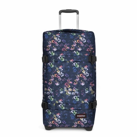 Valise 2 Roulettes Transit'R M Flora Fade Navy - Eastpak