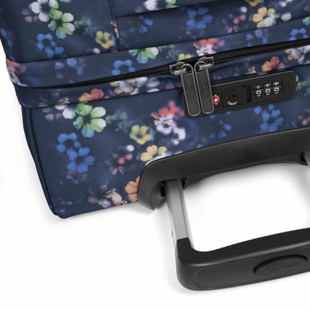Valise 2 Roulettes Transit'R M Flora Fade Navy - Eastpak