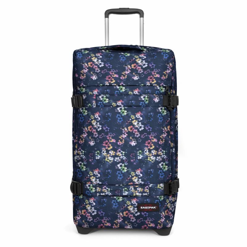 Valise 2 Roulettes Transit'R L Flora Fade Navy