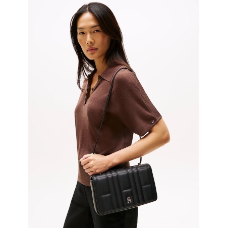 Sac Bandoulière Matelassé Monogramme TH