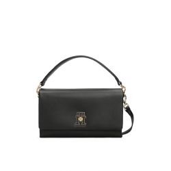 Sac Epaule TH Moderne Conv Cro Noir en Synthétique