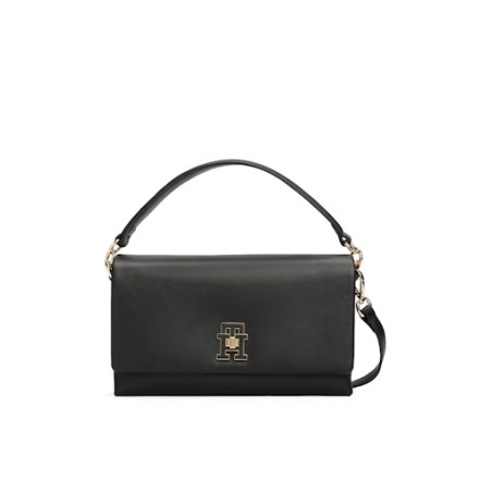 Sac Epaule TH Moderne Conv Cro Noir en Synthétique