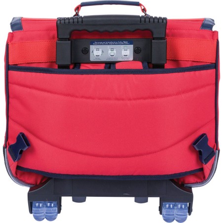 Cartable Trolley Antoine rouge - Tann's