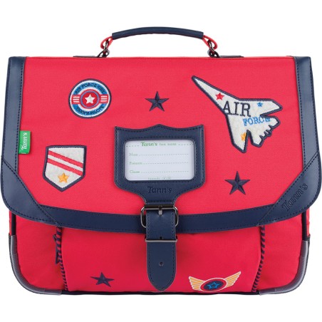 Cartable Antoine 35cm Rouge- Tann's