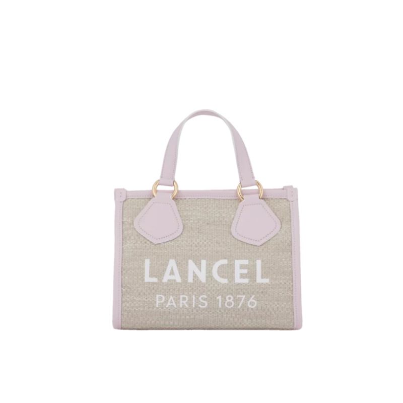 Petit Sac Cabas d'Eté S en Toile de Jute - Lancel Petit Sac Cabas d'Eté S en Toile de Jute - Lancel
