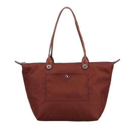 Grand sac cabas porté épaule Louise en polyester