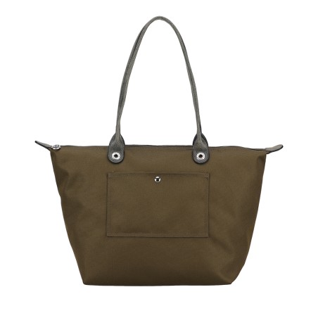 Grand sac cabas porté épaule Louise en polyester