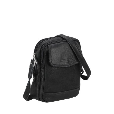 Grand sac travers Owen en cuir 