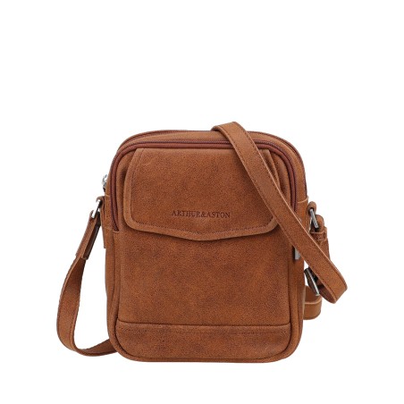 Grand sac travers Owen en cuir 