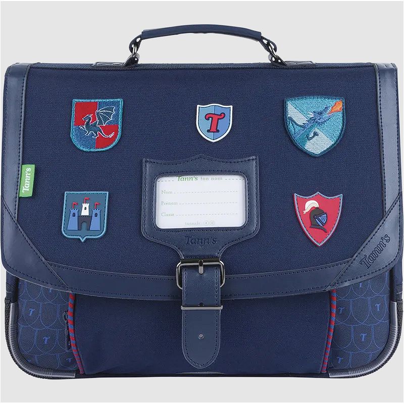 Cartable Lancelot 35cm Bleu