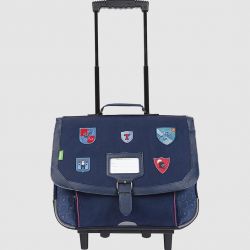 Cartable Trolley 38cm Lancelot Bleu