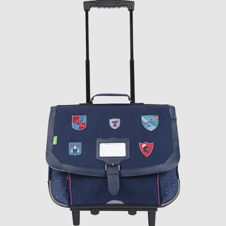 Cartable Trolley 38cm Lancelot Bleu - Tann's